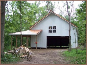 steel buildings home type for the back woods or a cabin on the Water.