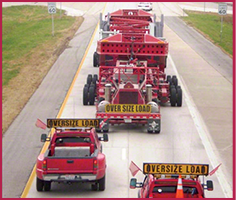 Oversize highway hauling image